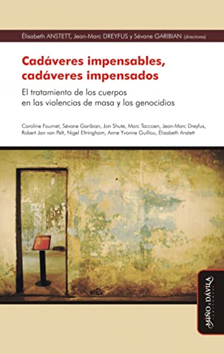 Libro CADAVERES IMPENSABLES CADAVERES IMPENSADOS de ANSTETT ELIZABTH en Colombia, sociologia