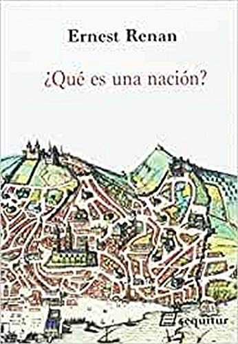 Libro QUE ES UNA NACION? de RENAN ERNEST en Colombia, politica