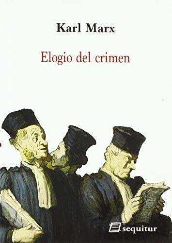 Libro ELOGIO DEL CRIMEN de MARX KARL en Colombia, ensayo