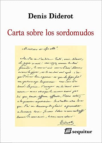 Libro CARTA SOBRE LOS SORDOMUDOS de DIDEROT DENIS en Colombia, literatura