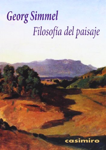 Libro FILOSOFIA DEL PAISAJE de SIMMEL GEORG en Colombia, estetica