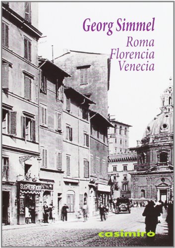 Libro ROMA FLORENCIA VENECIA de SIMMEL GEORG en Colombia, ensayo