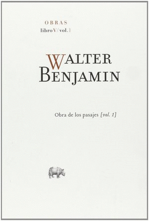 Libro Walter Benjamin Libro V, Vol 2