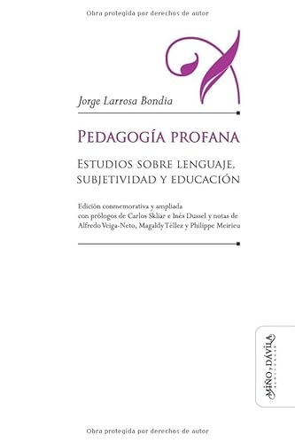 Libro Pedagogia Profana, Estudios Sobre El Len