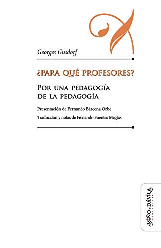 Libro Para Que Profesores? Por Una Pedagogia D