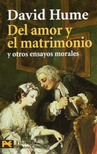 Libro DEL AMOR Y EL MATRIMONIO Y OTROS ENSAYOS MORALES de HUME DAVID en Colombia, filosofia