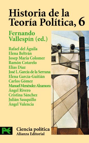 Libro HISTORIA DE LA TEORIA POLITICA 6 de VALLESPIN FERNANDO ED. en Colombia, politica