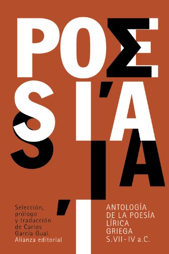 Libro Antologia De La Poesia Lirica Griega S.V