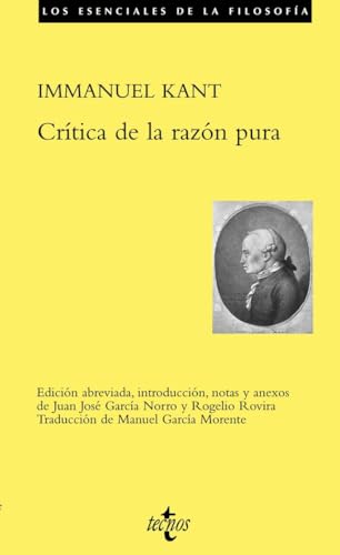 Libro CRITICA DE LA RAZON PURA EDICION ABREVIADA de KANT INMANUEL en Colombia, filosofia