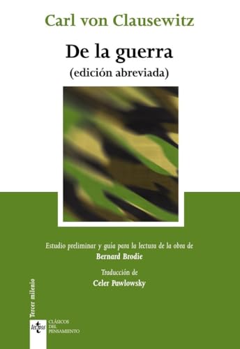 Libro DE LA GUERRA de CLAUSEWITZ CARL VON en Colombia, politica