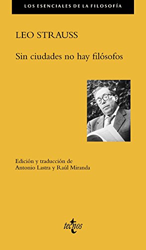 Libro Sin Ciudades No Hay Filosofos