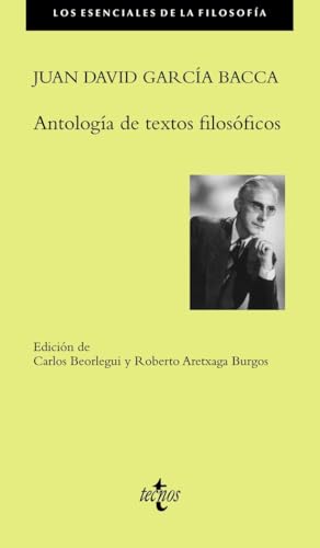 Libro ANTOLOGIA DE TEXTOS FILOSOFICOS de García Bacca Juan David en Colombia, filosofia