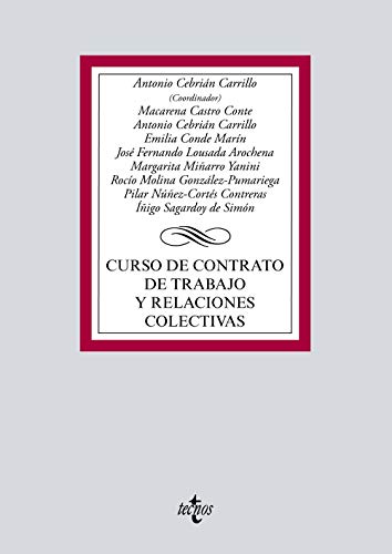 Libro Cursos De Contrato De Trabajo Y Relacion