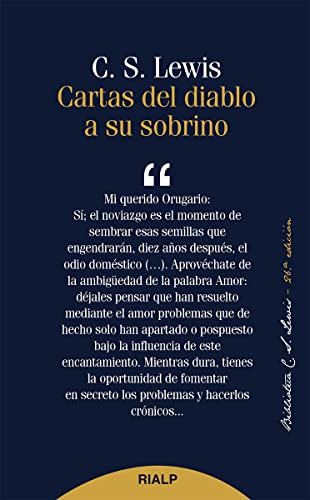 Libro Cartas Del Diablo A Su Sobrino