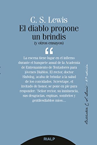 Libro EL DIABLO PROPONE UN BRINDIS de LEWIS C.S. en Colombia, literatura