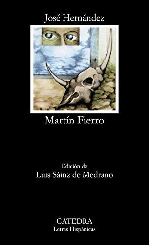 Libro MARTIN FIERRO de JOSE HERNANDEZ en Colombia, literatura