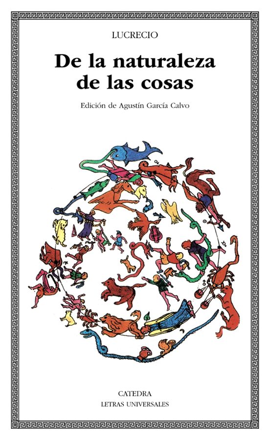 Libro DE LA NATURALEZA DE LAS COSAS de LUCRECIO en Colombia, filosofia