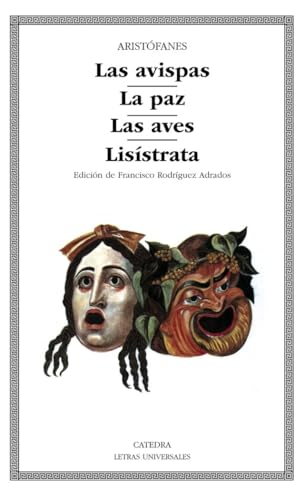 Libro LAS AVISPAS LA PAZ LAS AVES LISISTRATA de ARISTOFANES en Colombia, literatura
