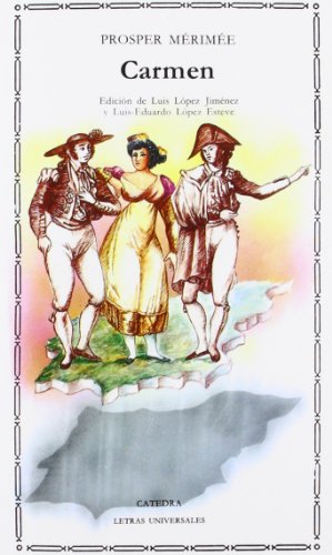 Libro CARMEN de MERIMEE PROSPER en Colombia, literatura