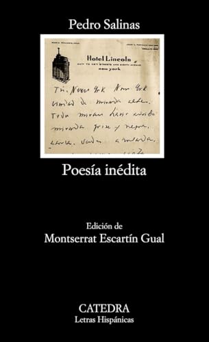 Libro POESIA INEDITA de SALINAS PEDRO en Colombia, poesia