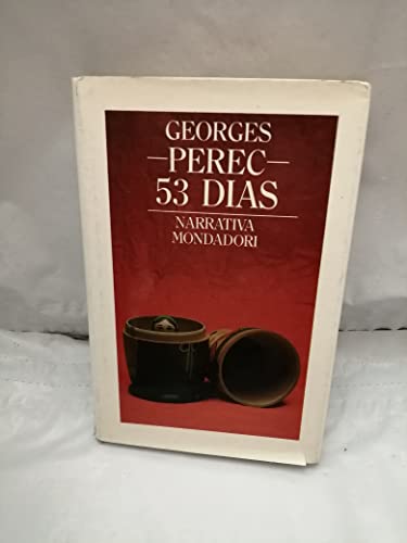 Libro 53 DIAS de PEREC GEORGES en Colombia, literatura