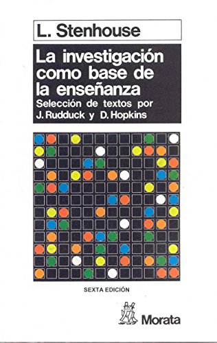 Libro LA INVESTIGACION COMO BASE DE LA ENSEÑANZA de STEMHOUSE L. en Colombia, pedagogia