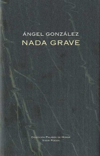 Libro Nada Grave