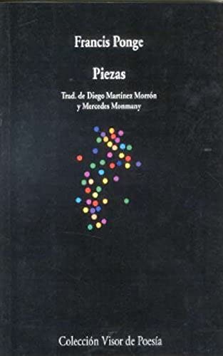 Libro PIEZAS de PONGE FRANCIS en Colombia, poesia