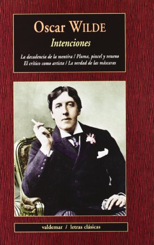 Libro INTENCIONES de WILDE OSCAR en Colombia, literatura