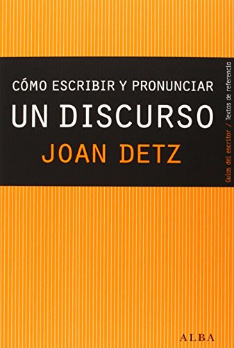 Libro COMO ESCRIBIR Y PRONUNCIAR UN DISCURSO de DETZ JOAN en Colombia, lingüística