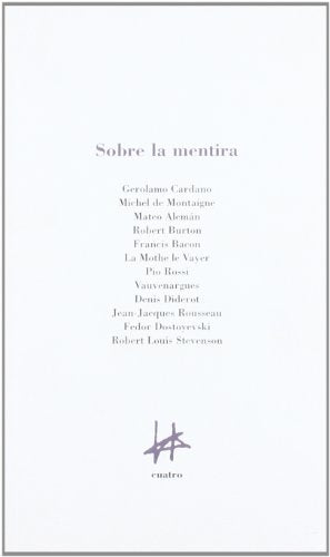 Libro Sobre La Mentira