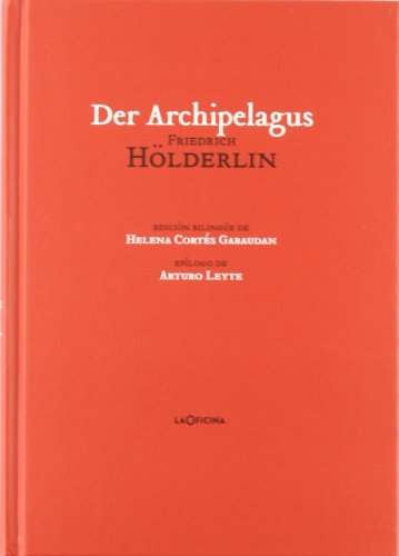 Libro DER ARCHIPIELAGUS de HOLDERNIN FRIEDRICH en Colombia, poesia