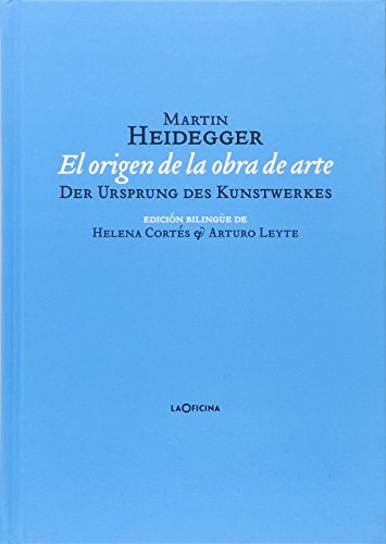 Libro EL ORIGEN DE LA OBRA DE ARTE DER URSPRUNG de HEIDEGGER MARTIN en Colombia, filosofia
