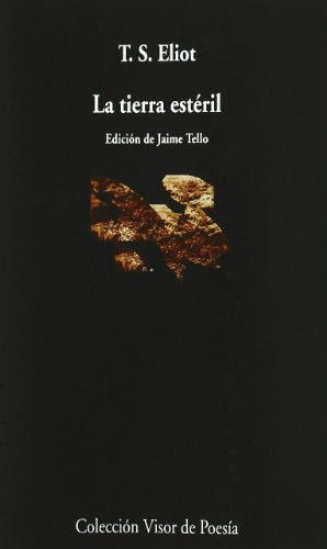 Libro LA TIERRA ESTERIL de ELIOT T.S. en Colombia, poesia