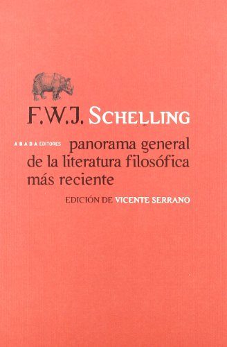 Libro PANORAMA GENERAL DE LA LITERATURA FILOSOFICA de SCHELLING F.W.J. en Colombia, ensayo