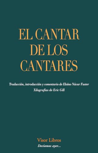 Libro El Cantar De Los Cantares