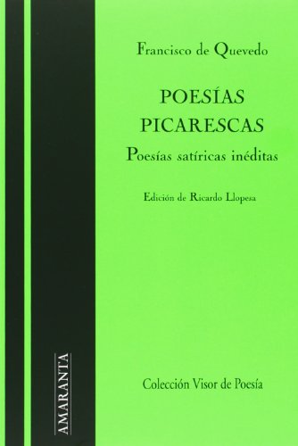 Libro Poesias Picarescas, Poesia Satiricas Ine
