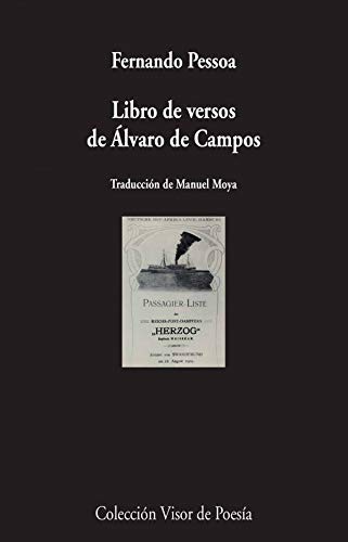 Libro Libro De Versos De Alvaro De Campos