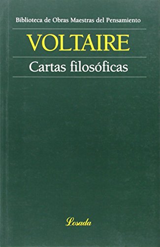 Libro CARTAS FILOSOFICAS de VOLTAIRE en Colombia, filosofia