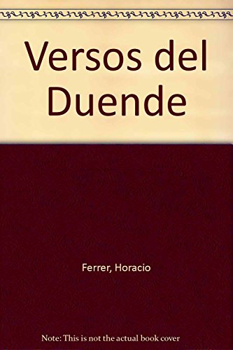 Libro Versos Del Duende