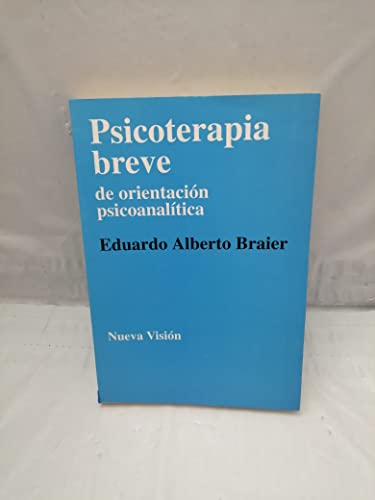 Libro Psicoterapia Breve De Orientacion Psico