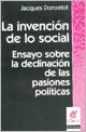 Libro La Invencion De Lo Social