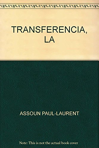 Libro La Transferencia Lecciones Psicoanalitic