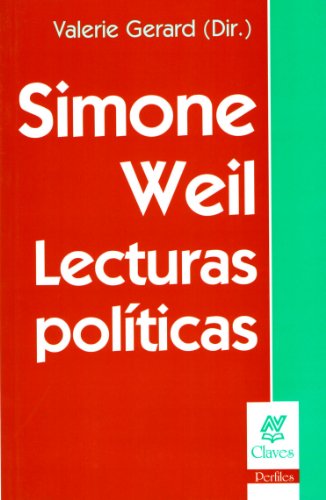 Libro Simone Weil. Lecturas Politicas