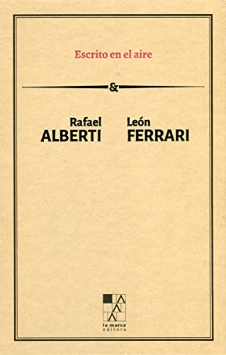 Libro ESCRITO EN EL AIRE de ABERTI RAFAEL-FERARI LEON en Colombia, literatura