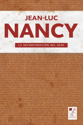 Libro LA DECONSTRUCCION DEL SEXO de NANCY JEAN-LUC en Colombia, filosofia