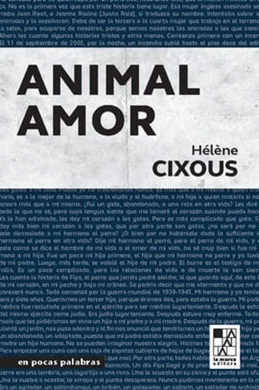 Animal Amor - Cixous Hélène - La Marca