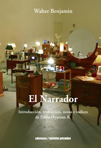 Libro EL NARRADOR de BENJAMIN WALTER en Colombia, filosofia