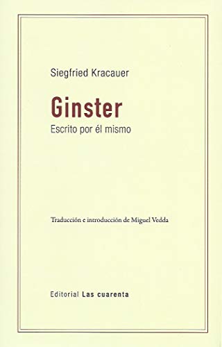 Libro Ginster, Escrito Por El Mismo