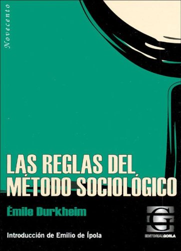 Libro LAS REGLAS DEL METODO SOCIOLOGICO de DURKHEIM EMILE en Colombia, sociologia